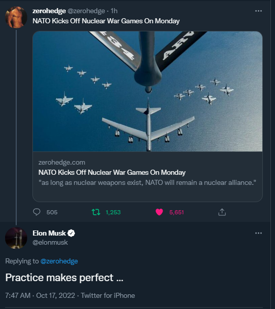 Elon Musk Replies to Antiwar.com Article